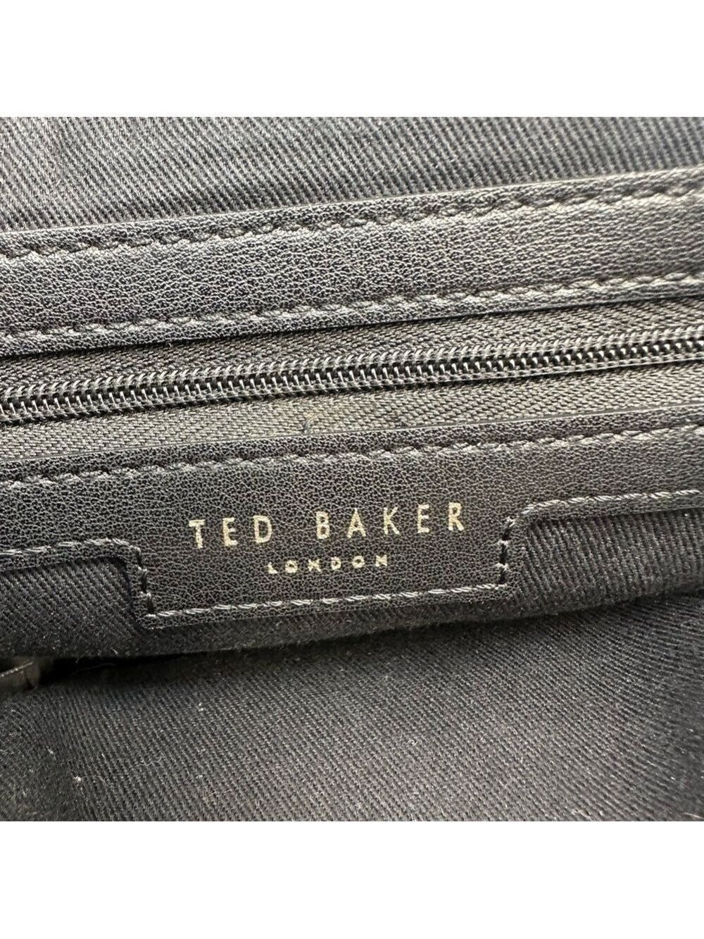 Ted Baker Women's Equenia Equestrian Mini Cross Body Bag Black Leather - Picture 5 of 16